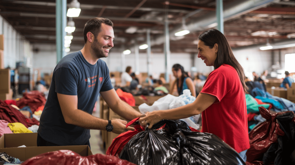 The Joy of Giving, man volunteering his time