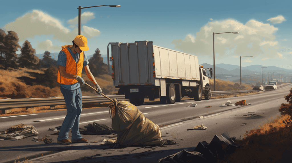 Help make a difference cleaning up highway